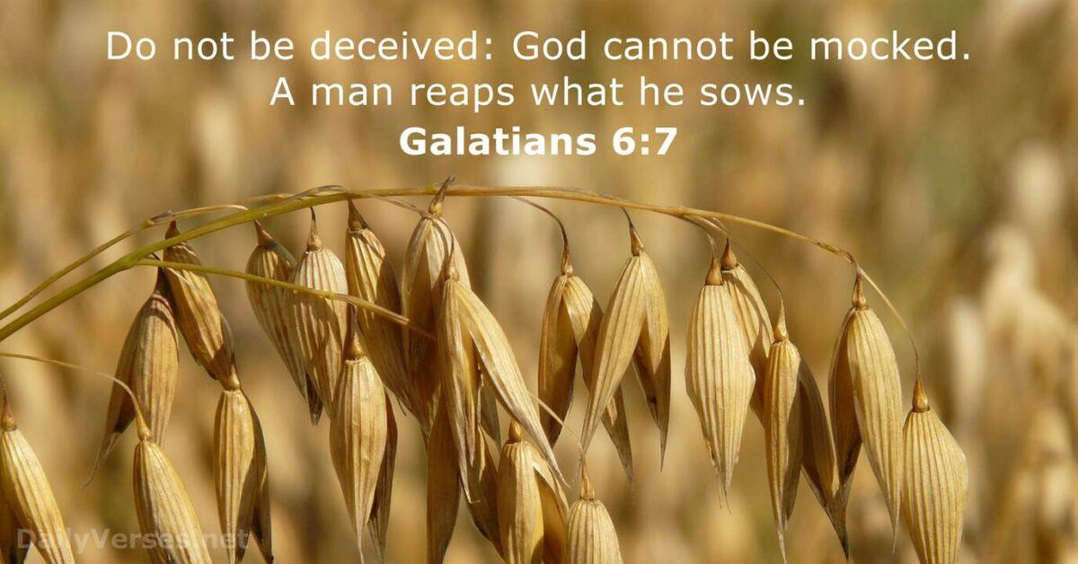 Sin and Consequences - Galatians 6:7