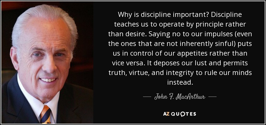 Why is Discipline Important?