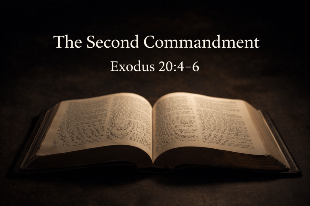 The Second Commandment – Exodus 20:4–6 Scripture image The Second Commandment Pt. 2: No Idols