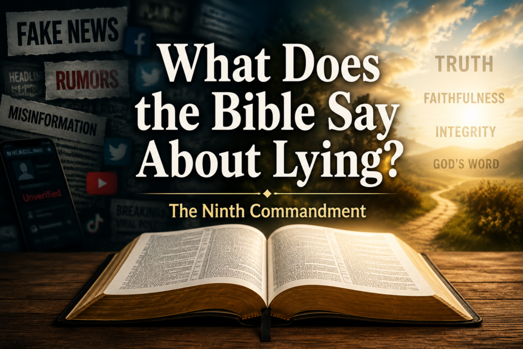 What Does the Bible say About Lying